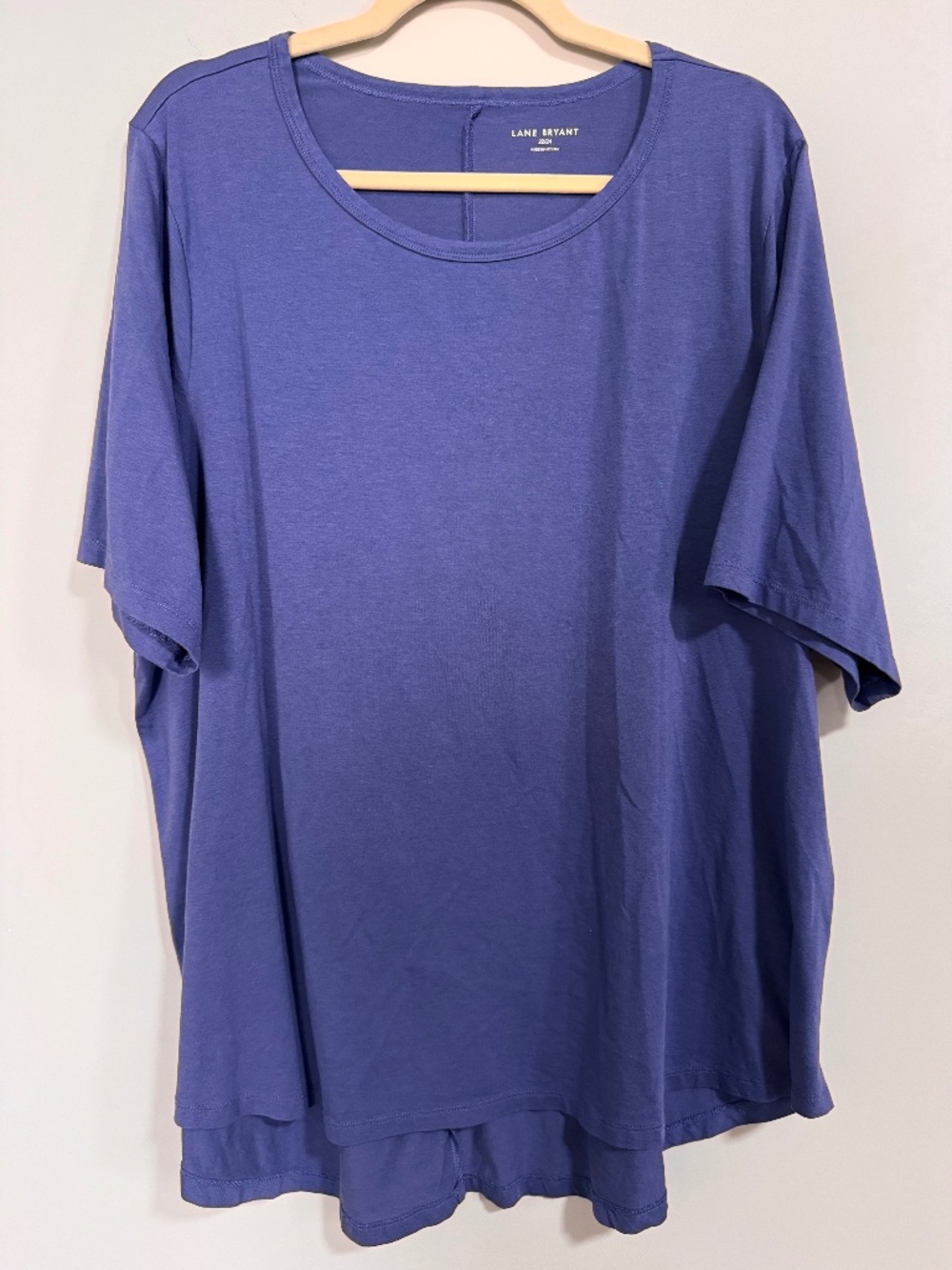 Lane Bryant Blue Short-Sleeve T-shirt